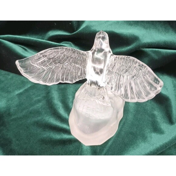 Cristal D'Arques Dove in Flight Lead Crystal Glass Figure France - Picture 4 of 5